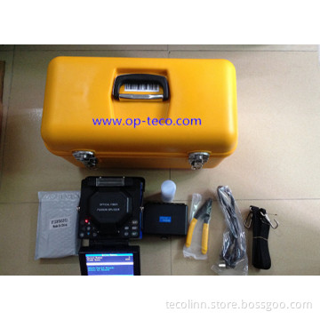 Fiber optic splicing machine TE550G fusion splicer blue color or OEM factory price